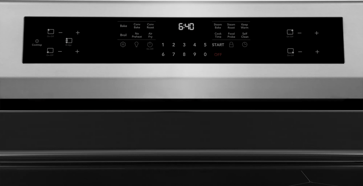 Frigidaire Gallery 30" Freestanding Induction Range with Total Convection &amp; Air Fry, 5.3 Cu. Ft., Smudge-Proof Stainless Steel - GCRI306HBF
