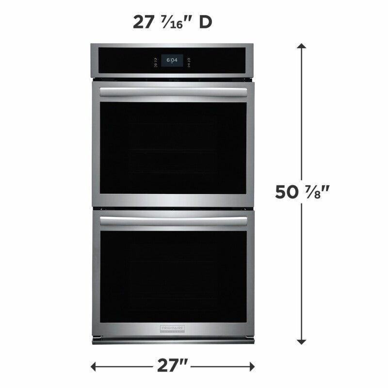 Frigidaire Gallery 27" Double Electric Wall Oven with Total Convection - (GCWD2767AF) - FRIGIDAIRE
