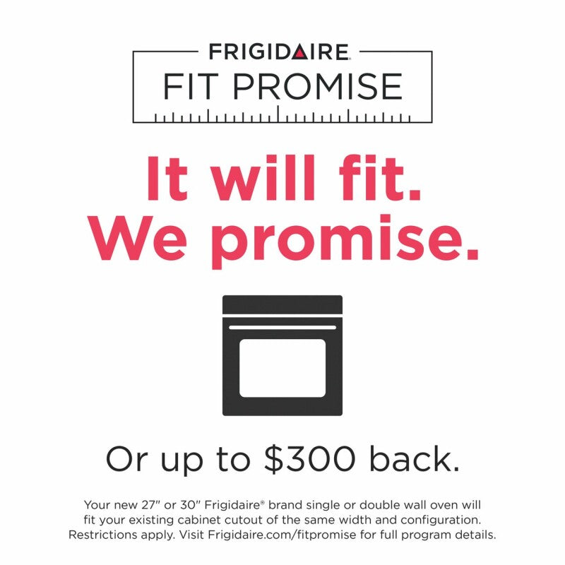 Frigidaire Gallery 27" Double Electric Wall Oven with Total Convection - (GCWD2767AF) - FRIGIDAIRE