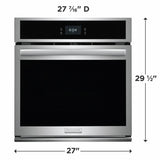 Frigidaire Gallery 27" Single Electric Wall Oven with Total Convection - (GCWS2767AF) - FRIGIDAIRE