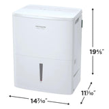 Frigidaire Gallery 2-in-1 35-Pint Smart Wi-Fi Dehumidifier with Built-In Allergy Filter, Energy Star, White
