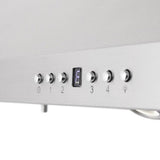 ZLINE 36 in. CrownSound™ Ducted Vent Island Mount Range Hood in Stainless Steel with Built-in Bluetooth Speakers (GL1iCRN-BT-36) - (GL1ICRNBT36) -