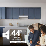 Broan GLA1303WW EZ1 one-person installation infographic