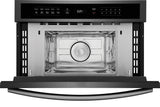 Frigidaire Gallery 30" Built-In Microwave Oven with Drop-Down Door, 1.6 Cu. Ft., Smudge-Proof Black Stainless Steel