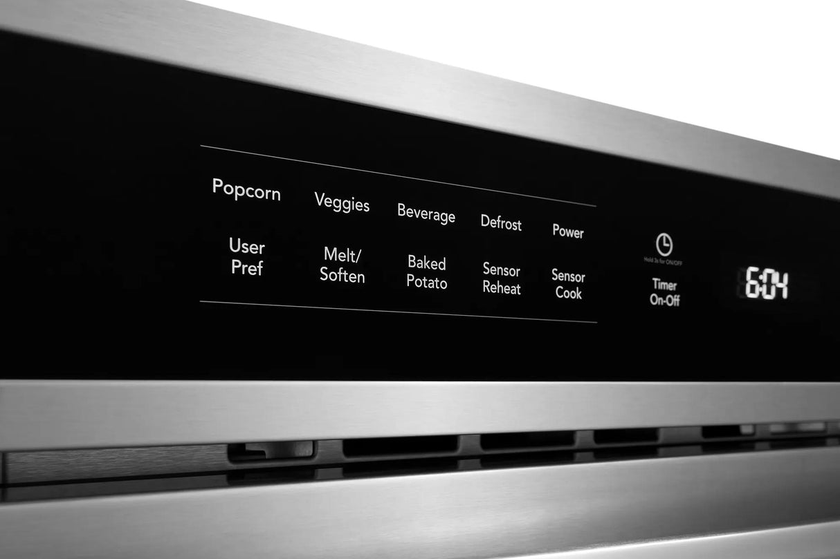 Frigidaire Gallery 30" Built-In Microwave Oven with Drop-Down Door, 1.6 Cu. Ft., Smudge-Proof Stainless Steel