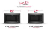 Frigidaire Gallery 2.2 Cu. Ft. Built-In Microwave with Sensor Cooking, Smudge-Proof Black Stainless Steel