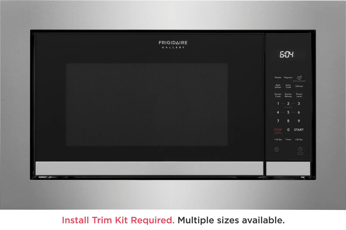 Frigidaire Gallery 2.2 Cu. Ft. Built-In Microwave with Sensor Cooking - Stainless Steel