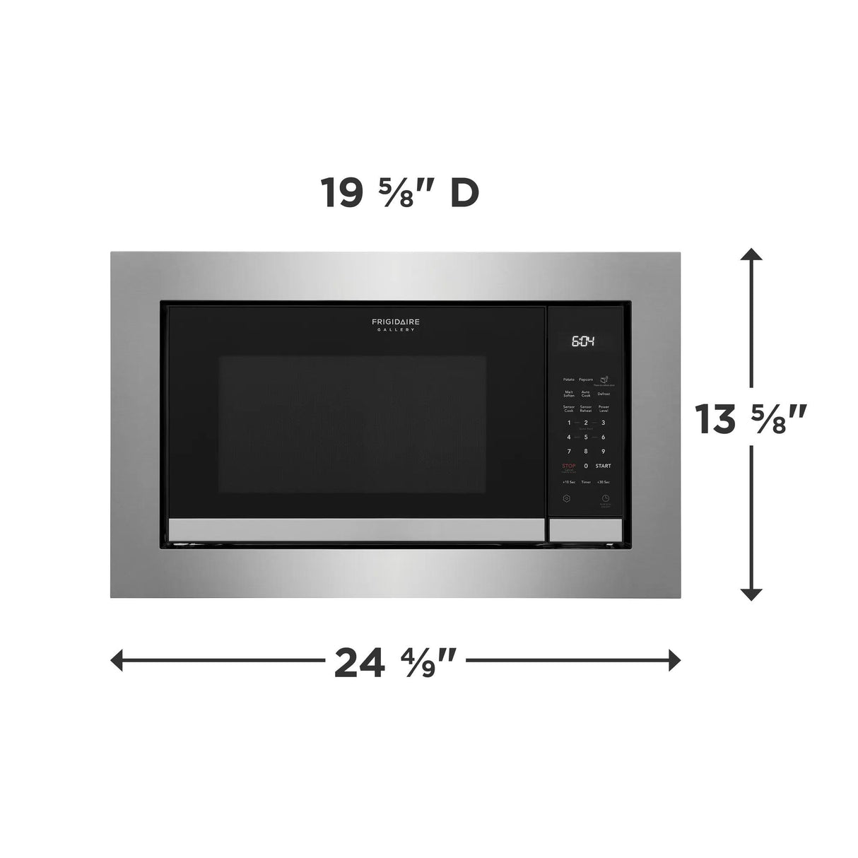 Frigidaire Gallery 2.2 Cu. Ft. Built-In Microwave with Sensor Cooking - Stainless Steel