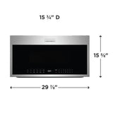 Frigidaire Gallery 1.9 Cu. Ft. Over-the-Range Microwave with Sensor Cook, Smudge-Proof Stainless Steel