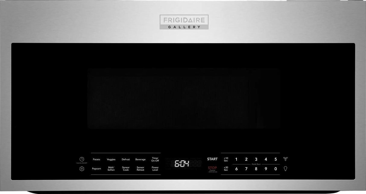 Frigidaire Gallery 1.9 Cu. Ft. Over-the-Range Microwave with Sensor Cook, Smudge-Proof Stainless Steel