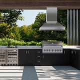 ZLINE 48 in. Island Mount Outdoor Grill Hood (GOi1-48) - (GOI148) -