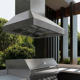 ZLINE 48 in. Island Mount Outdoor Grill Hood (GOi1-48) - (GOI148) -