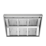 ZLINE 48 in. Under Cabinet Outdoor Grill Hood (GOU1-48) - (GOU148) -