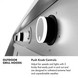 ZLINE 60 in. Wall Mount Outdoor Grill Hood (GOW2-60) - (GOW260) -