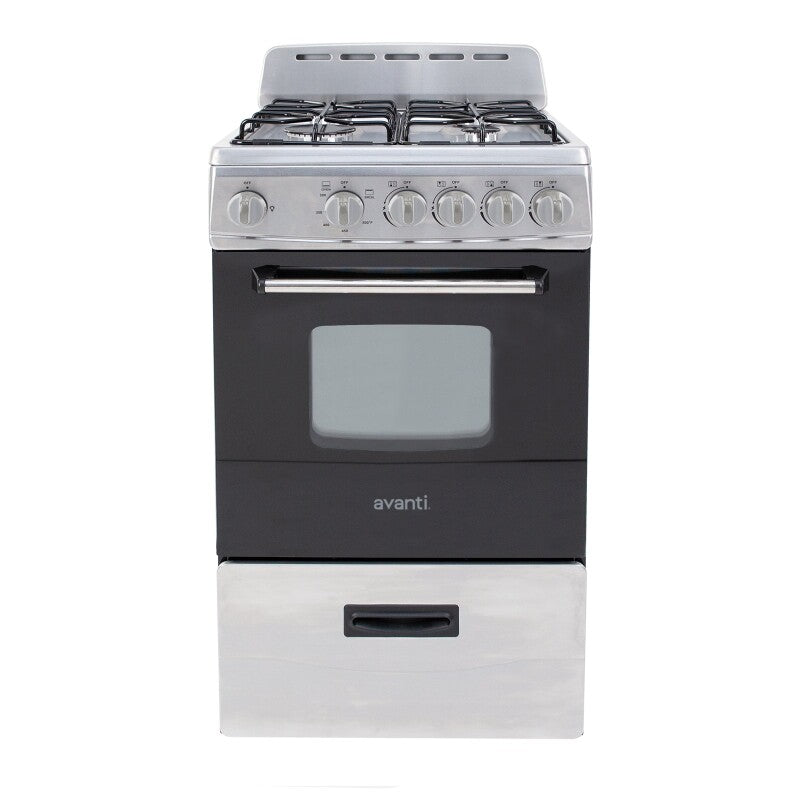 20" Gas Range - (GR2013CSS) - AVANTI