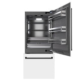 Autograph Edition 36 in. 19.8 cu. ft. Built-In Bottom Freezer Refrigerator with Water Dispenser and Ice Maker - (GRBITZWM36MB) -