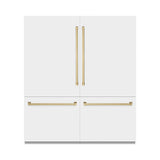 Autograph Edition 72 in. 39.6 cu. ft. French Door Built-In Bottom Freezer Refrigerator with Water Dispensers and Ice Makers - (GRBITZWM72CB) -