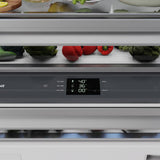 ZLINE 30 in. 16.1 cu. ft. Panel Ready Built-In Bottom Freezer Refrigerator with Water Dispenser and Ice Maker with Graphite Gray Interior (GRBIV-30) - (GRBIV30) -