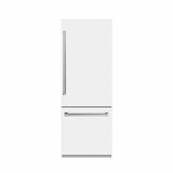 30 in. 16.1 cu. ft. Built-In Bottom Freezer Refrigerator with Water Dispenser and Ice Maker - (GRBIVWM30) -