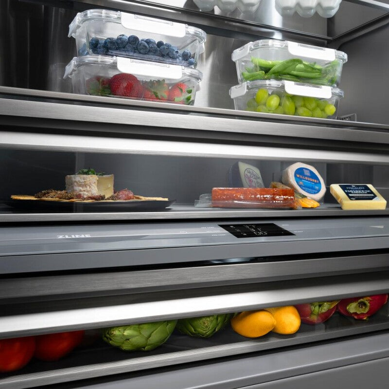 Autograph Edition 30 in. 16.1 cu. ft. Built-In Bottom Freezer Refrigerator with Water Dispenser and Ice Maker - (GRBIVZWM30CB) -
