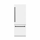 Autograph Edition 30 in. 16.1 cu. ft. Built-In Bottom Freezer Refrigerator with Water Dispenser and Ice Maker - (GRBIVZWM30MB) -