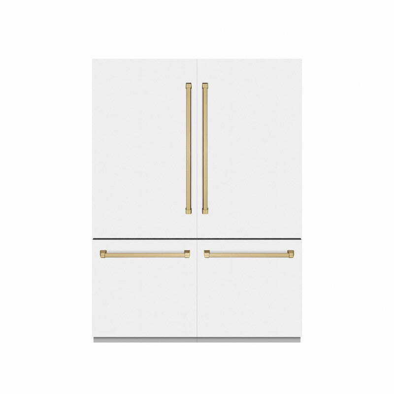 Autograph Edition 60 in. 32.2 cu. ft. French Door Built-In Bottom Freezer Refrigerator with Water Dispenser and Ice Maker - (GRBIVZWM60CB) -