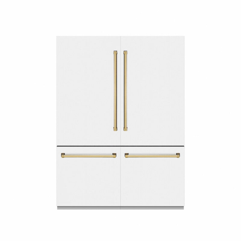 Autograph Edition 60 in. 32.2 cu. ft. French Door Built-In Bottom Freezer Refrigerator with Water Dispenser and Ice Maker - (GRBIVZWM60G) -