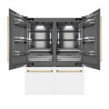 Autograph Edition 60 in. 32.2 cu. ft. French Door Built-In Bottom Freezer Refrigerator with Water Dispenser and Ice Maker - (GRBIVZWM60G) -
