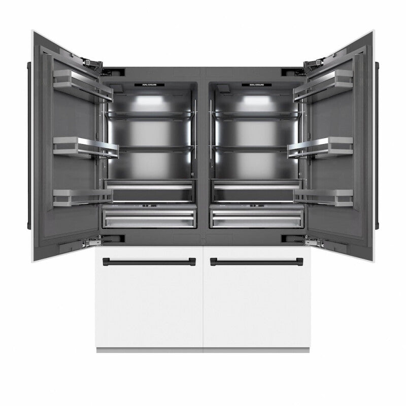 Autograph Edition 60 in. 32.2 cu. ft. French Door Built-In Bottom Freezer Refrigerator with Water Dispenser and Ice Maker - (GRBIVZWM60MB) -