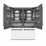 Autograph Edition 60 in. 32.2 cu. ft. French Door Built-In Bottom Freezer Refrigerator with Water Dispenser and Ice Maker - (GRBIVZWM60MB) -