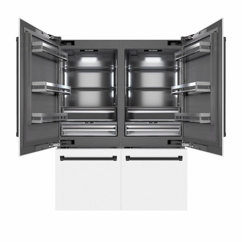 Autograph Edition 60 in. 32.2 cu. ft. French Door Built-In Bottom Freezer Refrigerator with Water Dispenser and Ice Maker - (GRBIVZWM60MB) -