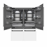 Autograph Edition 60 in. 32.2 cu. ft. French Door Built-In Bottom Freezer Refrigerator with Water Dispenser and Ice Maker - (GRBIVZWM60MB) -