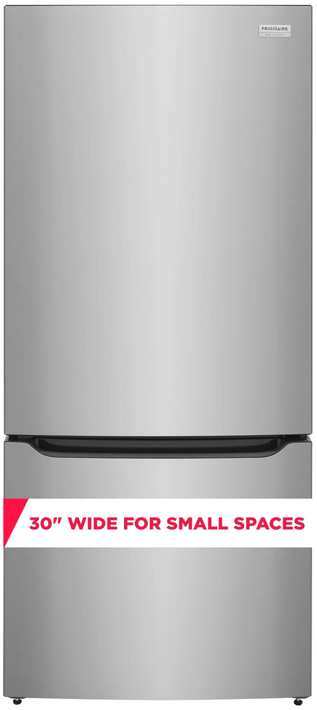 Frigidaire Gallery GRBN2012AF bottom freezer refrigerator front view