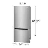 Frigidaire Gallery GRBN2012AF dimensions diagram