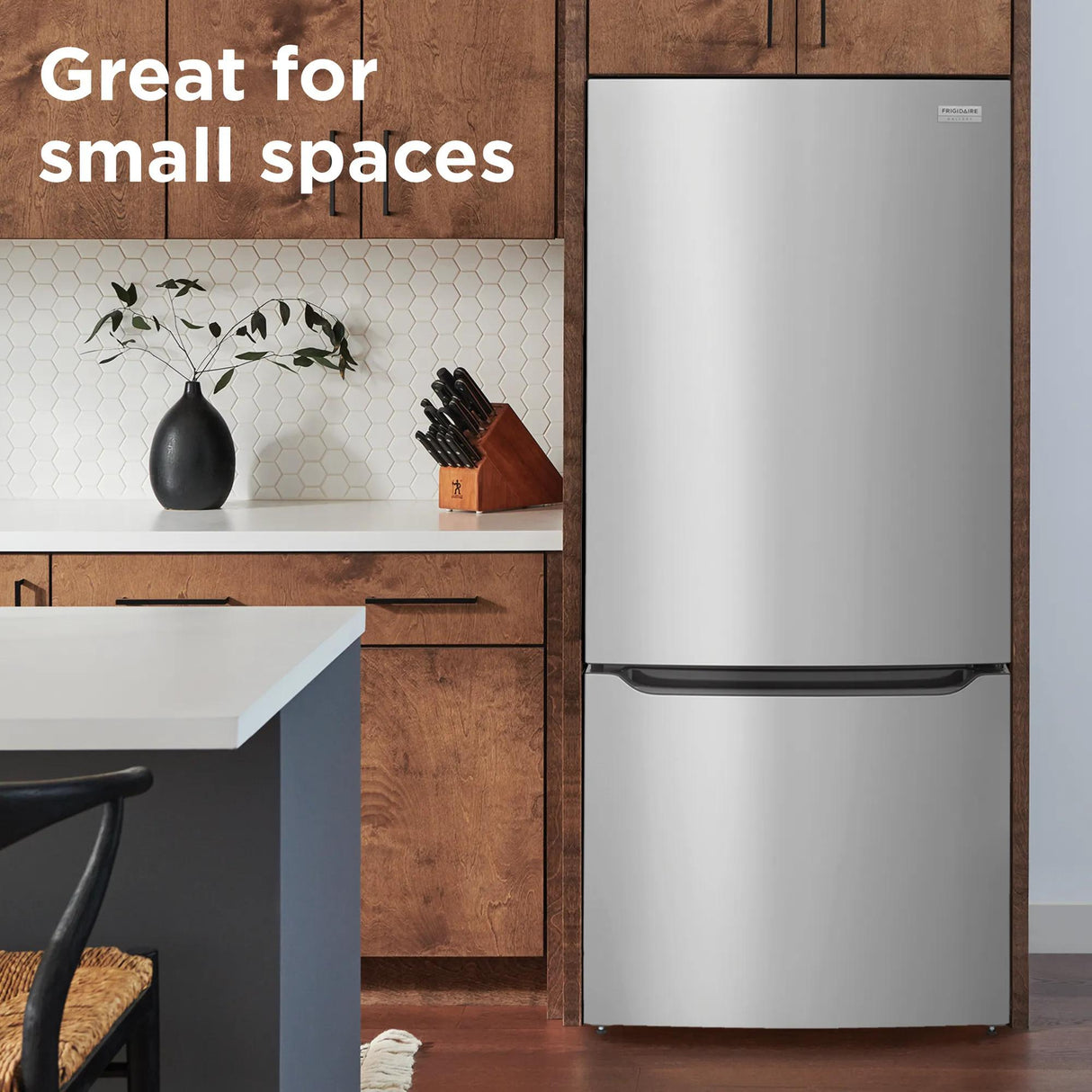 Frigidaire Gallery GRBN2012AF in small kitchen