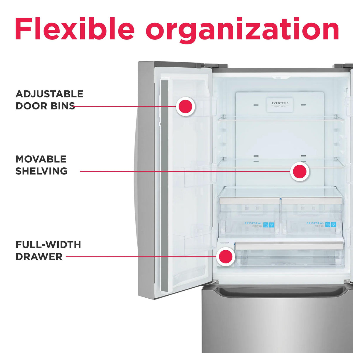 Frigidaire Gallery GRFS2023AF feature detail 1