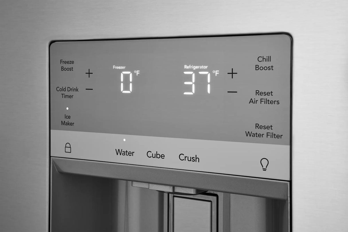 Frigidaire Gallery GRFS287DAF – external dispenser & controls