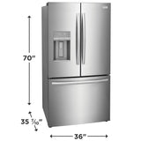 Frigidaire Gallery GRFS287DAF – dimensions