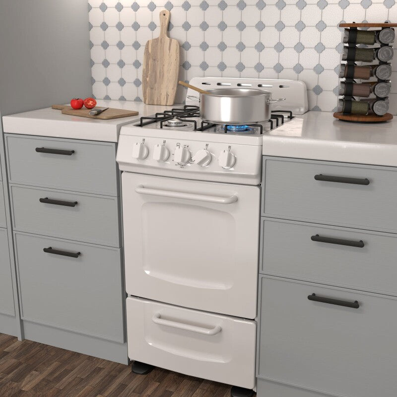 20" Gas Range - (GRO20P0W) - AVANTI