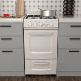 20" Gas Range - (GRO20P0W) - AVANTI