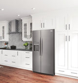Frigidaire Gallery 22.3 Cu. Ft. 36" Counter Depth Side by Side Refrigerator - (GRSC2352AD) - FRIGIDAIRE