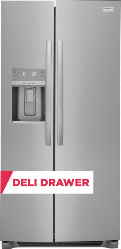 Frigidaire Gallery 22.3 Cu. Ft. 33" Standard Depth Side by Side Refrigerator - (GRSS2352AF) - FRIGIDAIRE
