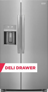 Frigidaire Gallery 25.6 Cu. Ft. 36" Standard Depth Side by Side Refrigerator - (GRSS2652AF) - FRIGIDAIRE