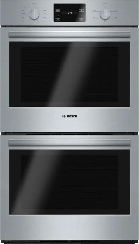 500 Series, 30", Double Wall Oven, SS, EU conv./Thermal, Knob Control - (HBL5651UC) - BOSCH