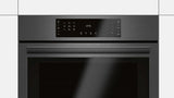800 Series Single Wall Oven 30" Black Stainless Steel - (HBL8443UC) - BOSCH