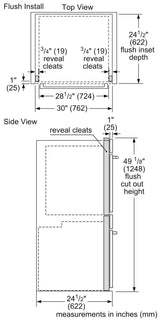 800 Series Combination Oven 30" - (HBL8753UC) - BOSCH