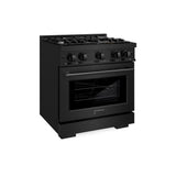 30 in. 4.2 cu. ft. Select Dual Fuel Range with 4 Burner Gas Cooktop and Electric Convection Oven - (HDRB30) -