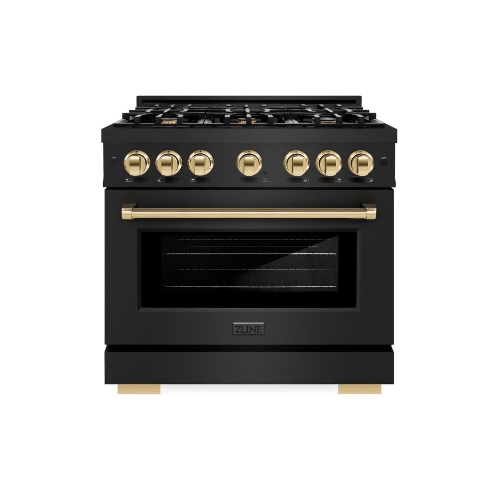 Autograph Edition 36 in. 5.2 cu. ft. Select Dual Fuel Range with 6 Burner Gas Cooktop and Electric Convection Oven - (HDRBZ36G) -