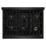 Autograph Edition 36 in. 5.2 cu. ft. Select Dual Fuel Range with 6 Burner Gas Cooktop and Electric Convection Oven - (HDRBZ36G) -