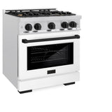 Autograph Edition 30 in. 4.2 cu. ft. Select Dual Fuel Range with 4 Burner Gas Cooktop and Electric Convection Oven - (HDRSZWM30MB) -